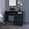 San Diego Computer Desk, One Shelf, Black Wengue Finish 1