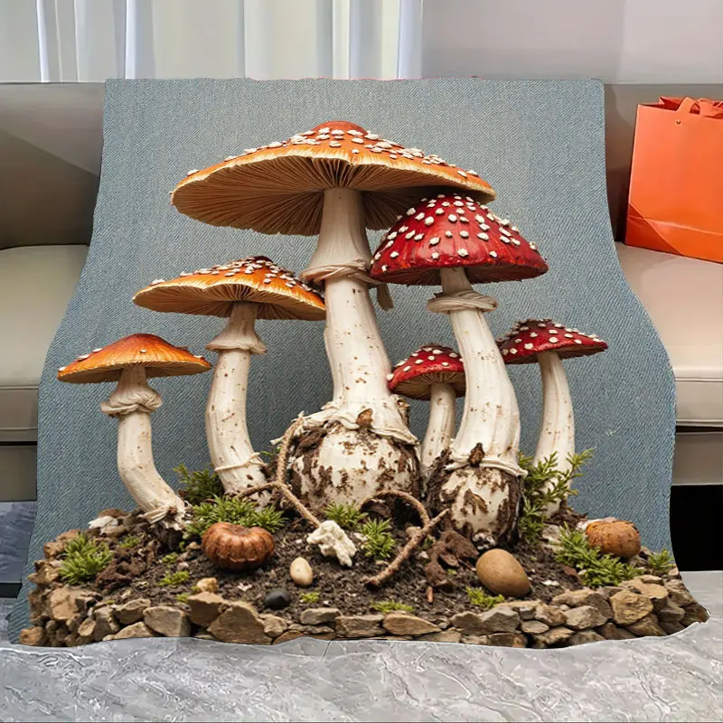 クレイジーきのこ　ブランケット 97.クレイジーきのこのブランケット