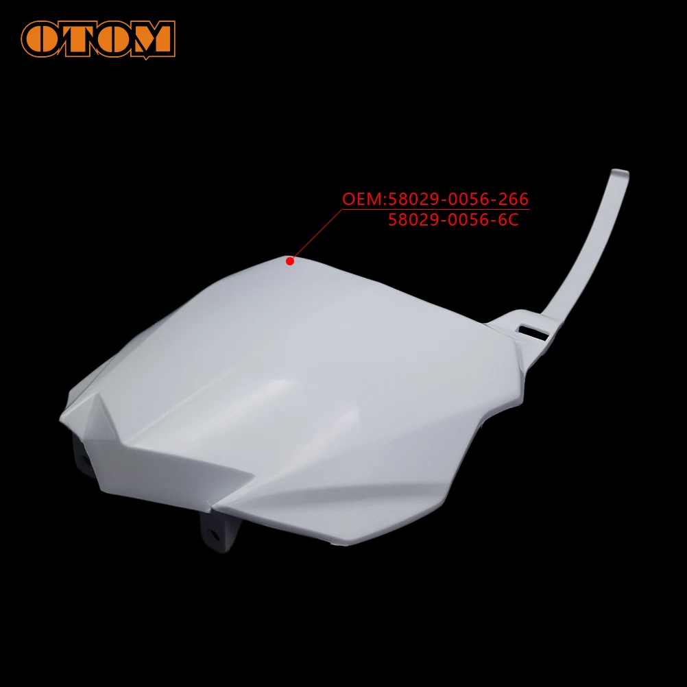 OTOM 2013-2015 오토바이 전면 번호판 등록 커버 라이센스 카드 가드 가와사키 KX250F KX450F 핏 더트 바이크 부품