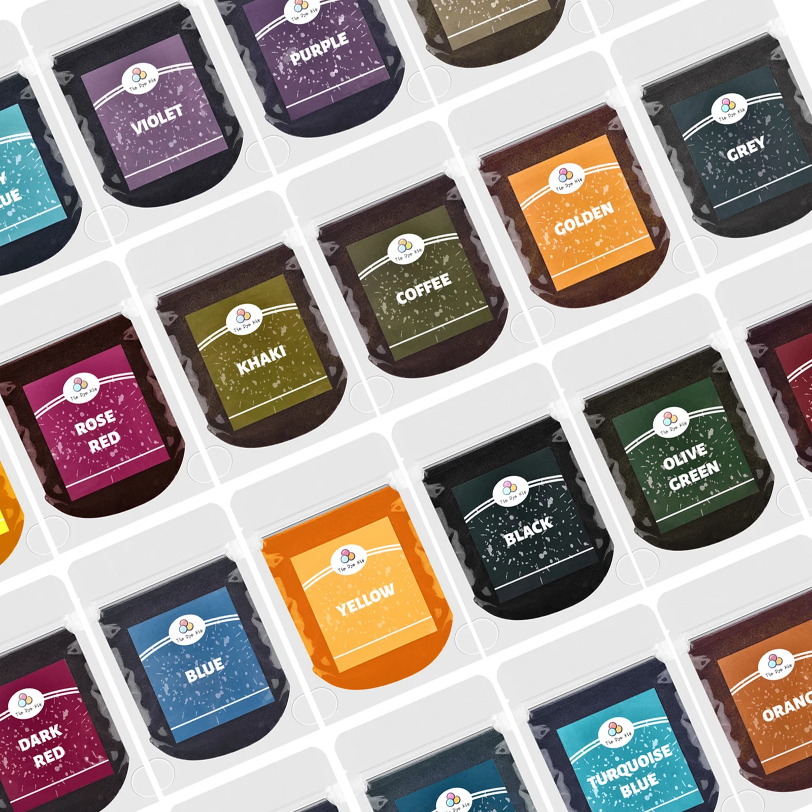 10g/20g 24 색 패브릭 염료 의류 섬유 단장 한 색칠 코튼 린넨 청바지 안료 수제 Cothes 혁신 페인트