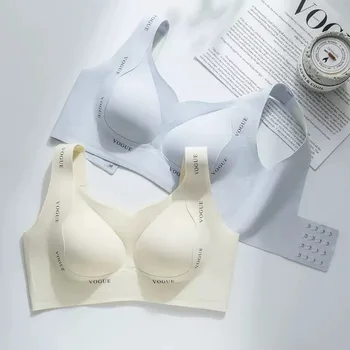 No Trace-free Anti-sagging Secondary Breasts Large Size Full Cup Women's Bra Big Breasts Look Sexy Sports Underwear