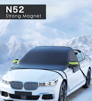 Copertura per scudo da neve per auto Protezione per parabrezza Protezione antigelo Finestrino anteriore invernale Parasole impermeabile Berlina Ombrello Suv per esterni