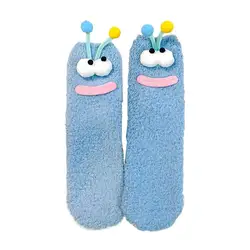 Cozy & Cute Women's Plush Fluffy Socks - Warm Non - Slip Winter Gift (A)
