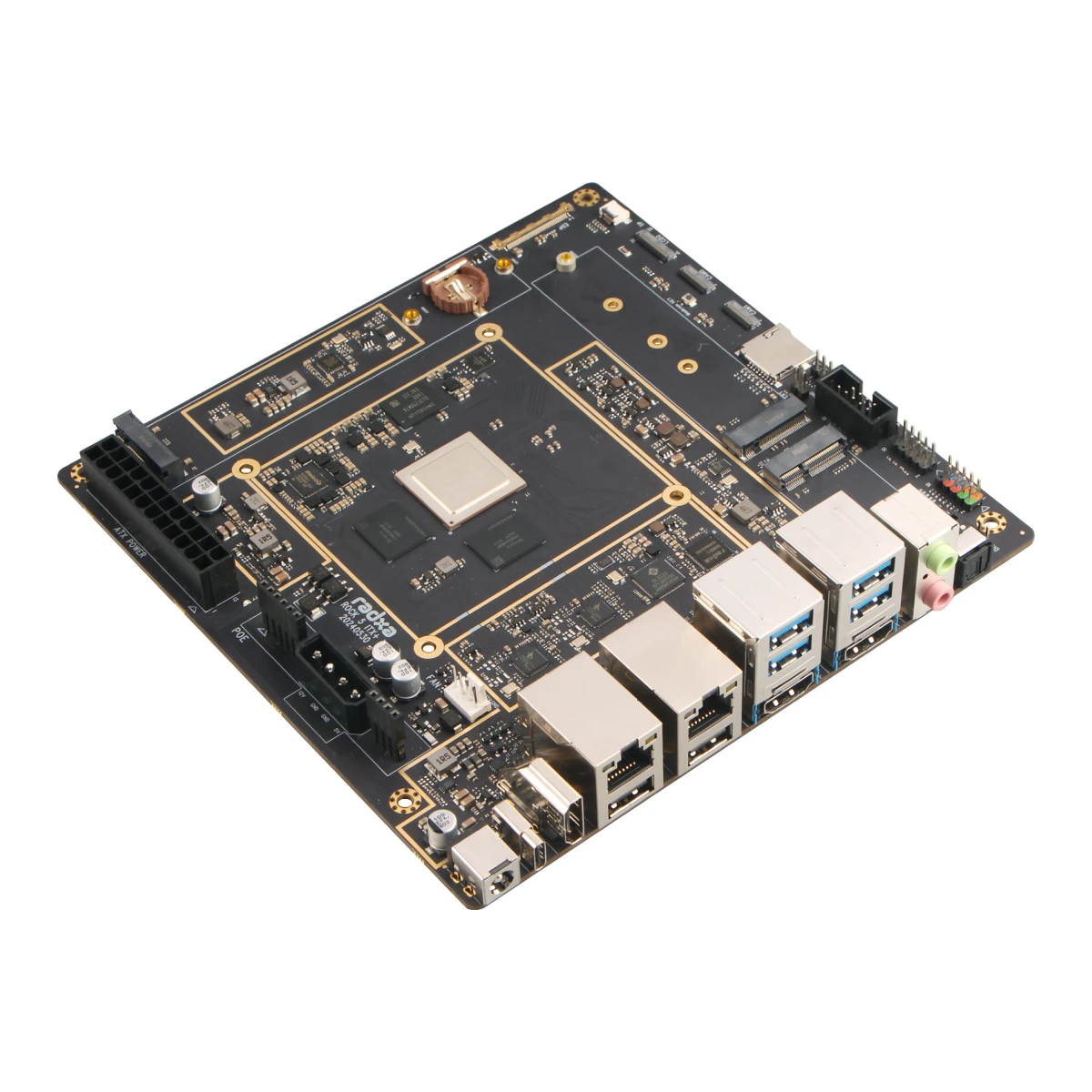 Radxa Orion-O6 Mini Carte ITX - Processeur 12 Cœurs, NPU 28,8 TOPs, 32 Go RAM LPDDR5, Pour IA Et Multimédia