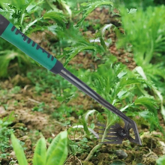 Garden Weeder Tools Planting Shovel Manual Grass Rake Loosening Soil Plowing Rooting Remove Digging Agricultural Hand Tools 2