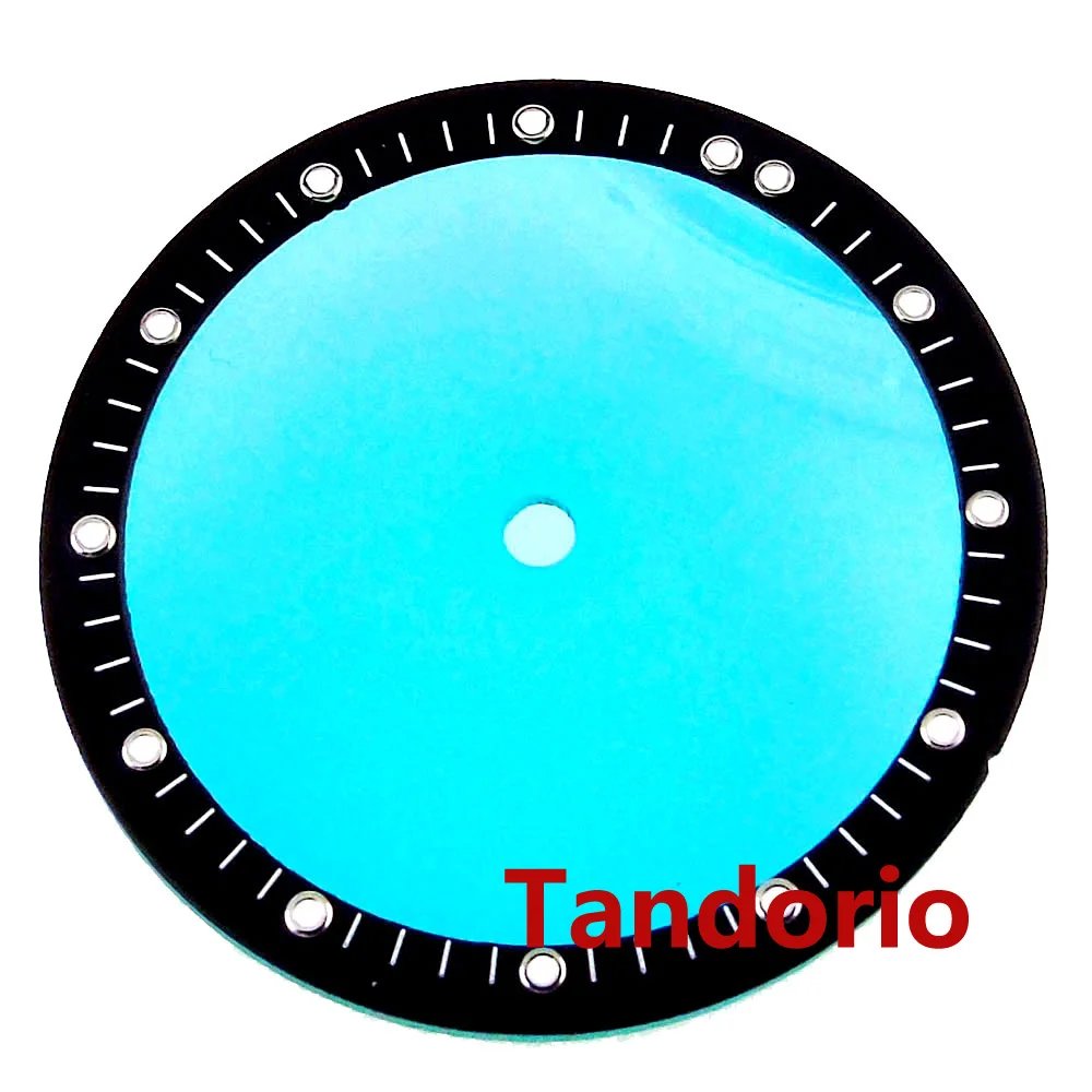 Piezas de reloj 28,5 mm esfera transparente cara luminosa para movimiento NH70 NH72 NH73 - Imagen 19 de 25