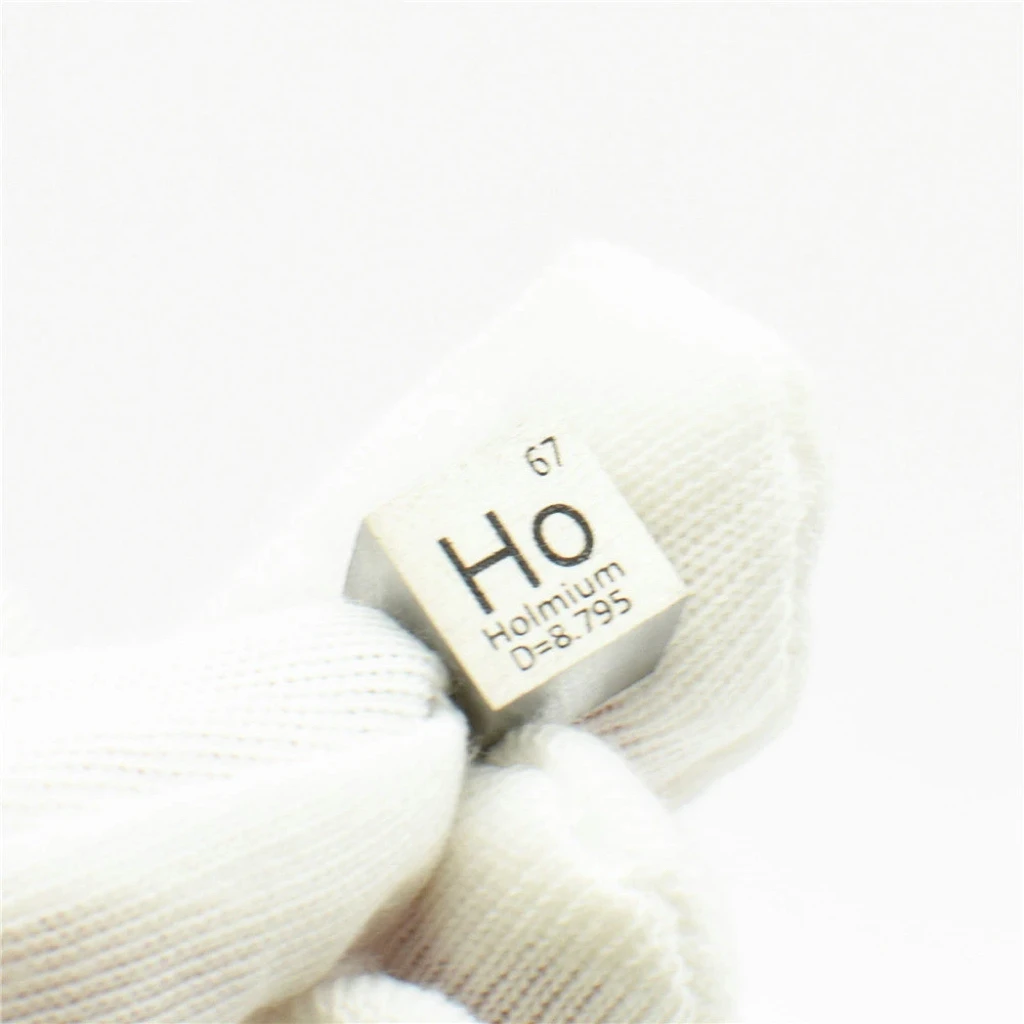 

10mm Ho≥99.9% Holmium Ho Cube Periodic Table Of Elements Cube Hand Made Science Educational DIY Crafts Display