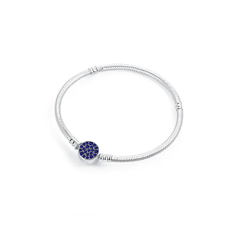 925 Sterling Silver Bracelet Set Paperclip Infinity Design Love Tree Evil Eye Clasp Fashion Jewelry Gift for Her - Image 9