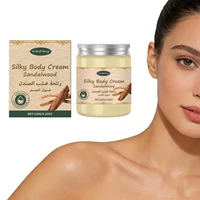 Crème Corporelle au Bois de Santal Hydratante Longue Durée Apaisante Anti-Dessèchement Éclaircissante Lotion Corporelle Hydratante Lissante Soin Doux pour la Peau 5
