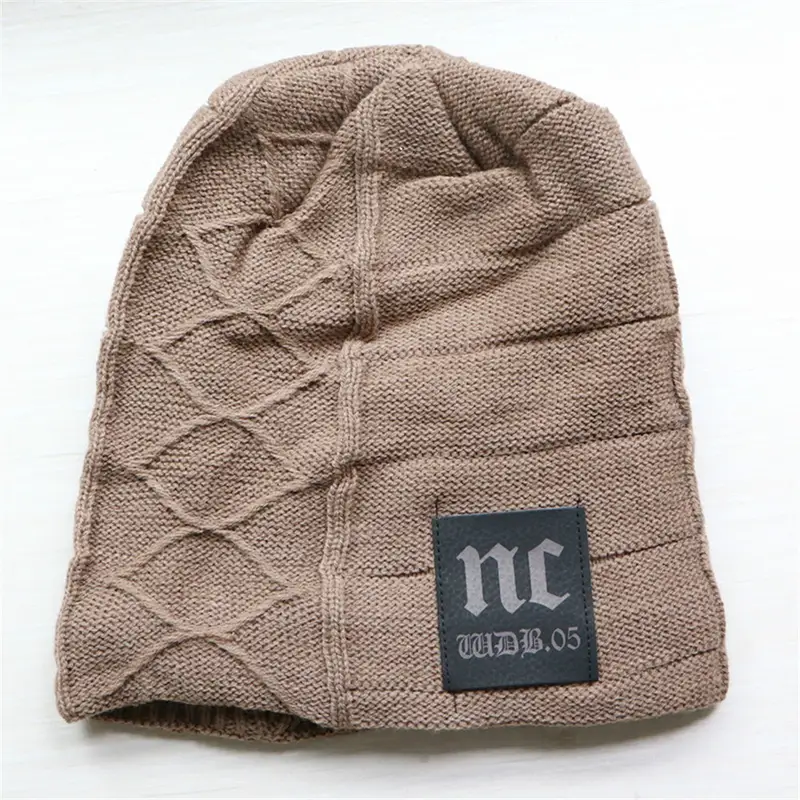 Winter Adult Men Warm Beanies Skullies Fashion Letter Knitted Women Hat Outdoor Colorful Casual Soft Wool шапка мужская кепка - Image 7