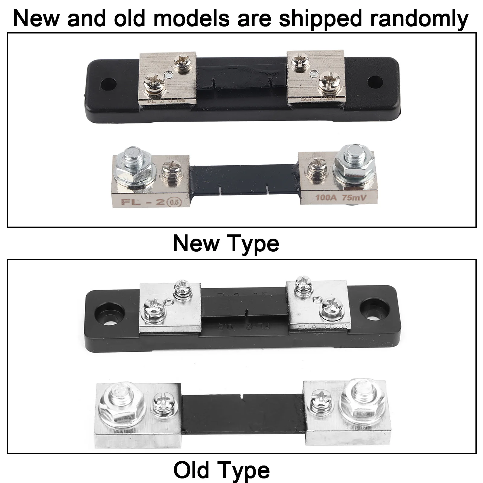 Shunt Di Resistenza Per Amperometro CC Fielect 50 A 75 MV FL-2, 1 - Foto 2