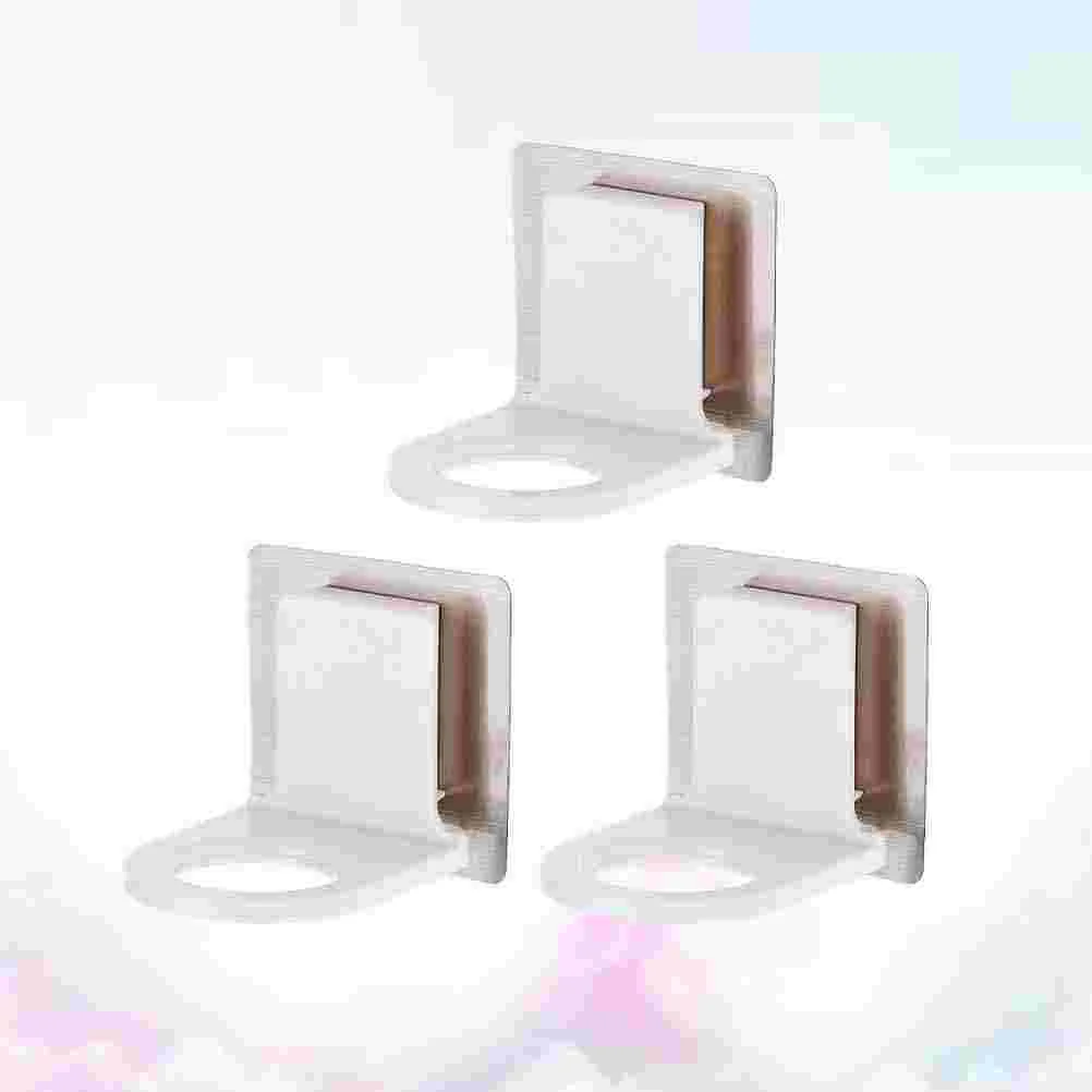 3Pcs Emulsion Bottle Storage Rack Self Adhesive Shower Bottle Holder