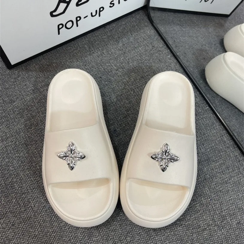 Indoor Beach Cloud Women Non Slip Slipper Summer current Outdoor Platform Sandals Slide House Flip Flops Flat Female Soft