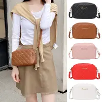 Ladies Women Shoulder over Bags Cross Body Messenger Bag Embroidered Small Square Bag Detachable Handbags