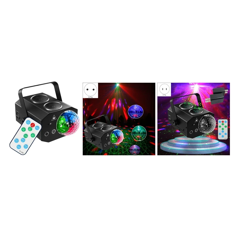 

Top Deals The Party Light Has Its Own Speaker Sound Control Remote Control Projection Effect Suitable For Karaoke Ktv Club