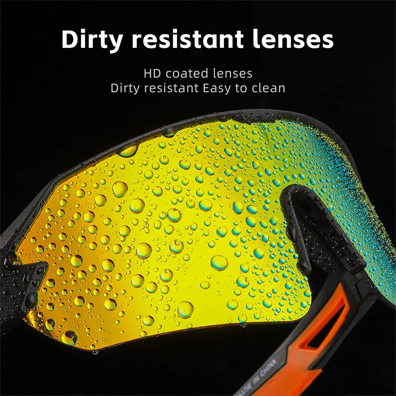 WEST BIKING Cycling Glasses Lightweight Large Frame Sunglasses HD MTB Road Bike Windproof Goggles Men Women Sports Eyewear