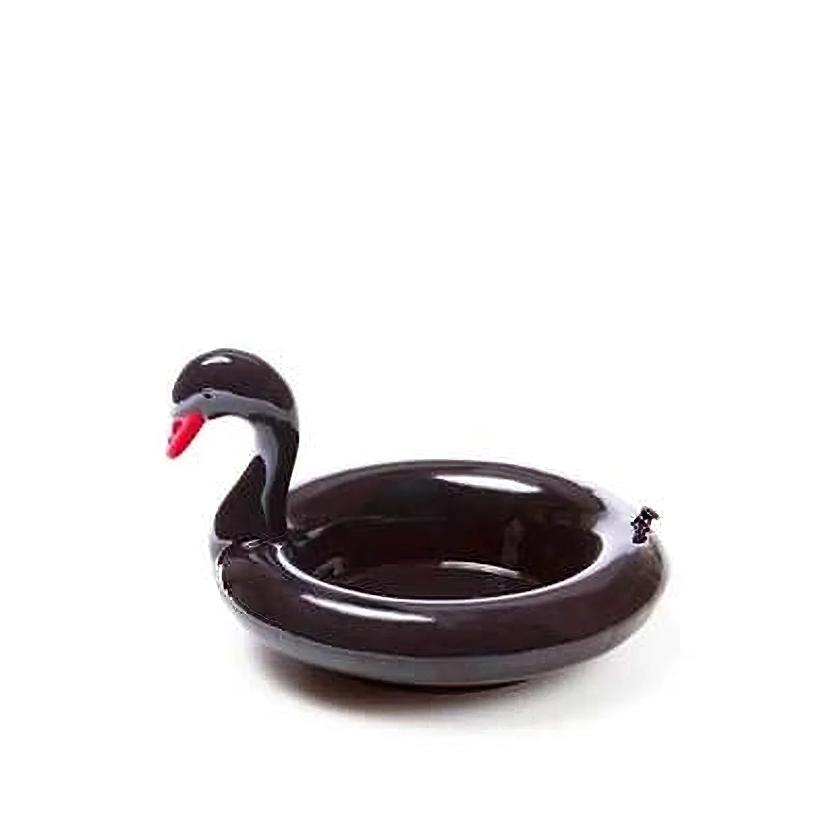 Ceramic Plate Pink Round Flamingo Snack Bowl Swan Unicorn Snack  Dish Dessert  Salad  Supplies Tableware 6