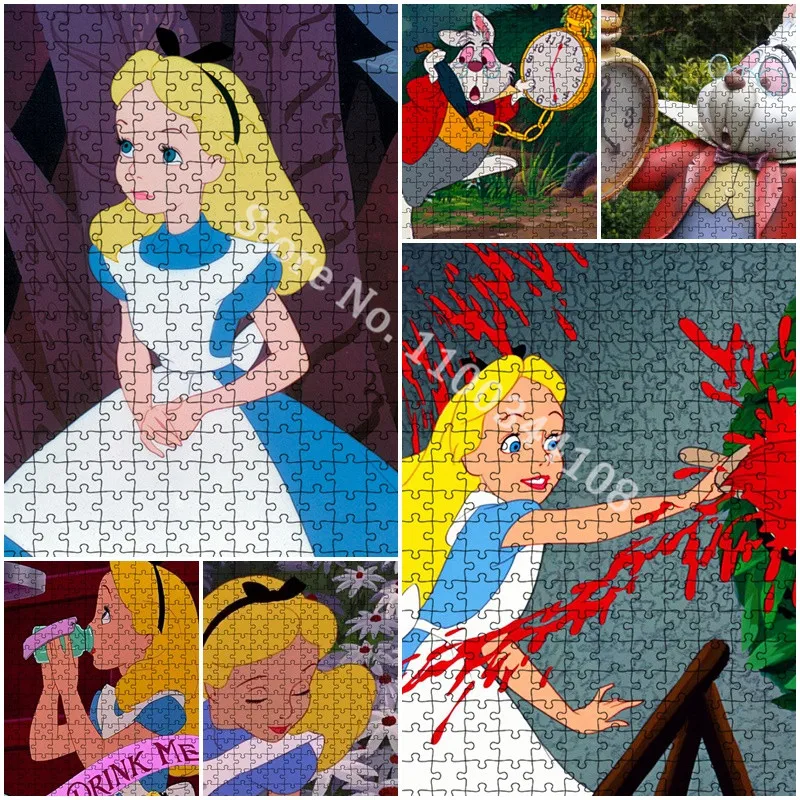 

Загадки «Алиса в стране чудес» 300/500/1000 шт.