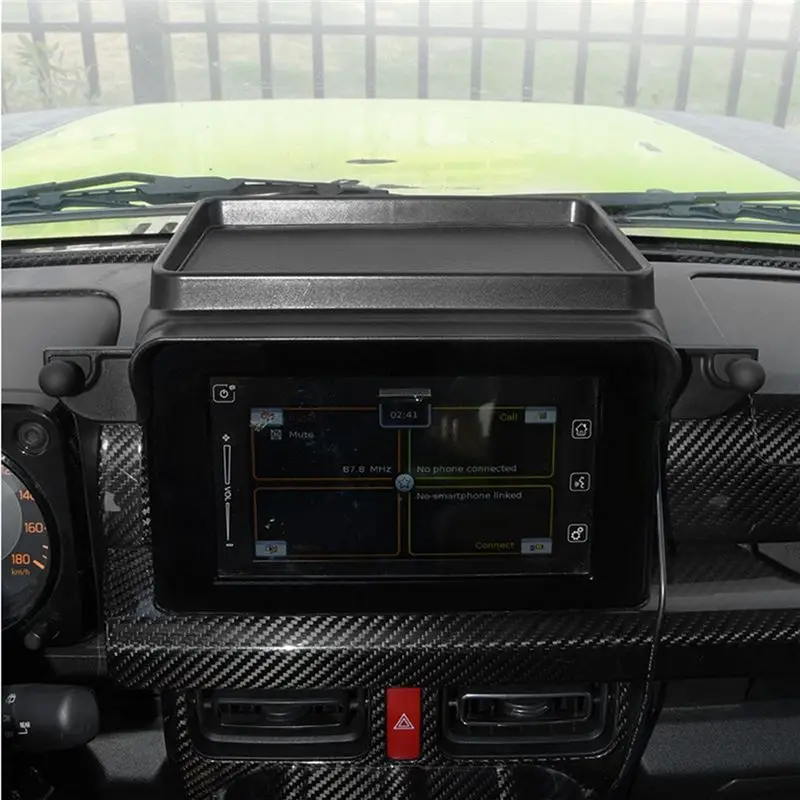 N62R-자동차 중앙 대시보드 수납함 트레이 팔레트 휴대폰 홀더 (짐니 JB64 JB74 2019 2020 2021 2022용)