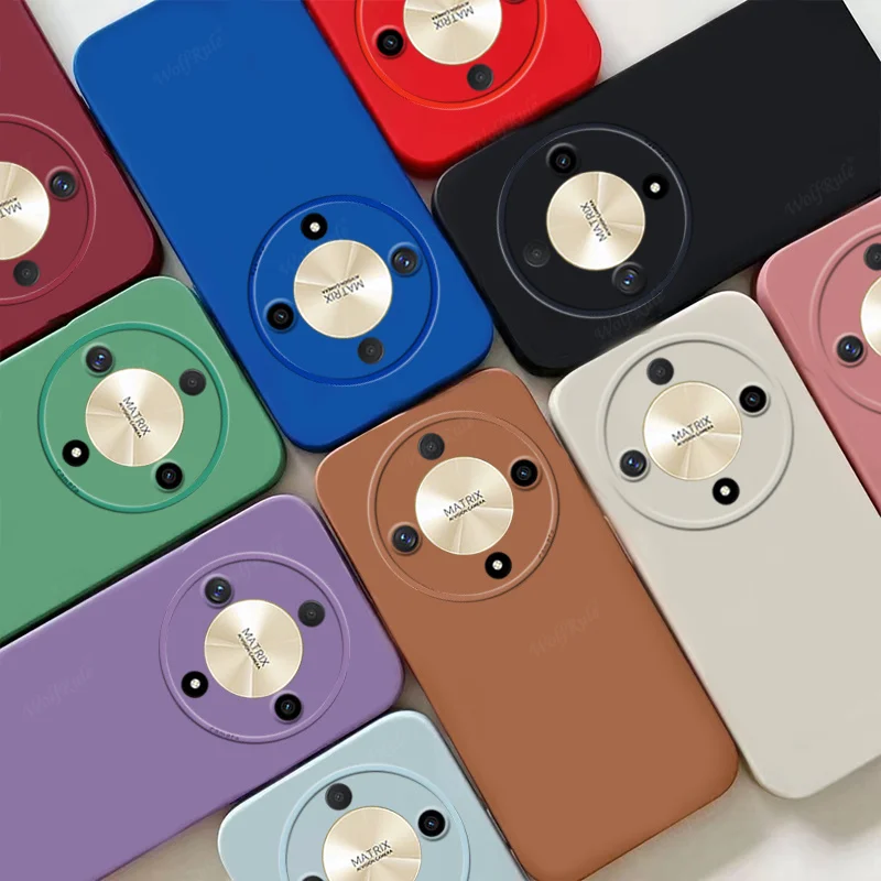 Per Honor Magic 6 Lite Custodia Cover Honor Magic 6 Lite Capa Armor Lens Protector Color Tpu Soft Fundas Huawei Honor Magic 6 Lite