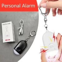 Mini Anti-theft Alarm 130dB Ultra Loud Women, Children, and Elderly Safety Alarm with SOS Icon Reminder Pull Bolt Trigger Alarm 1