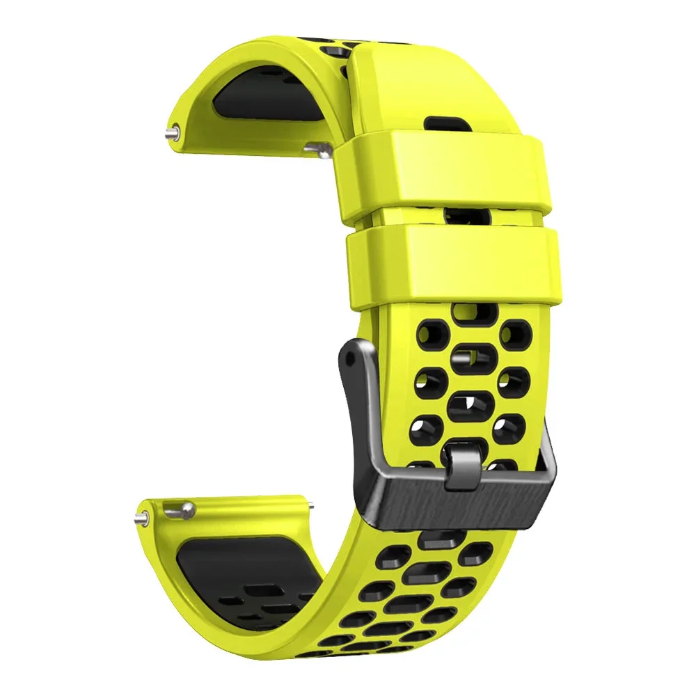 Breathable 22mm Silicone Watch Strap - Ocean Vertical Series