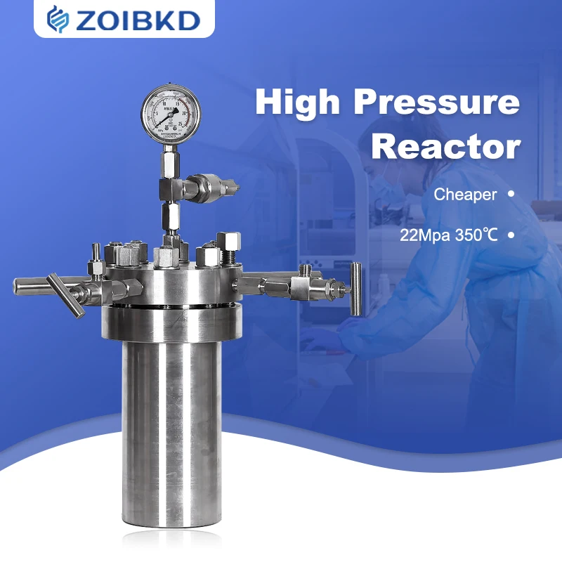 ZOIBKD Laboratory Equipment CF Series Stainless Steel High Pressure Reactor 0.05L~2L Portable And Easy To Operate