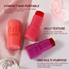 Magic Jelly Tint Facial Blusher Wand Moisturized Long Lasting Matte Rouge Cheek Contour 3-in-1 Lipstick Stick Beauty Makeup New 3