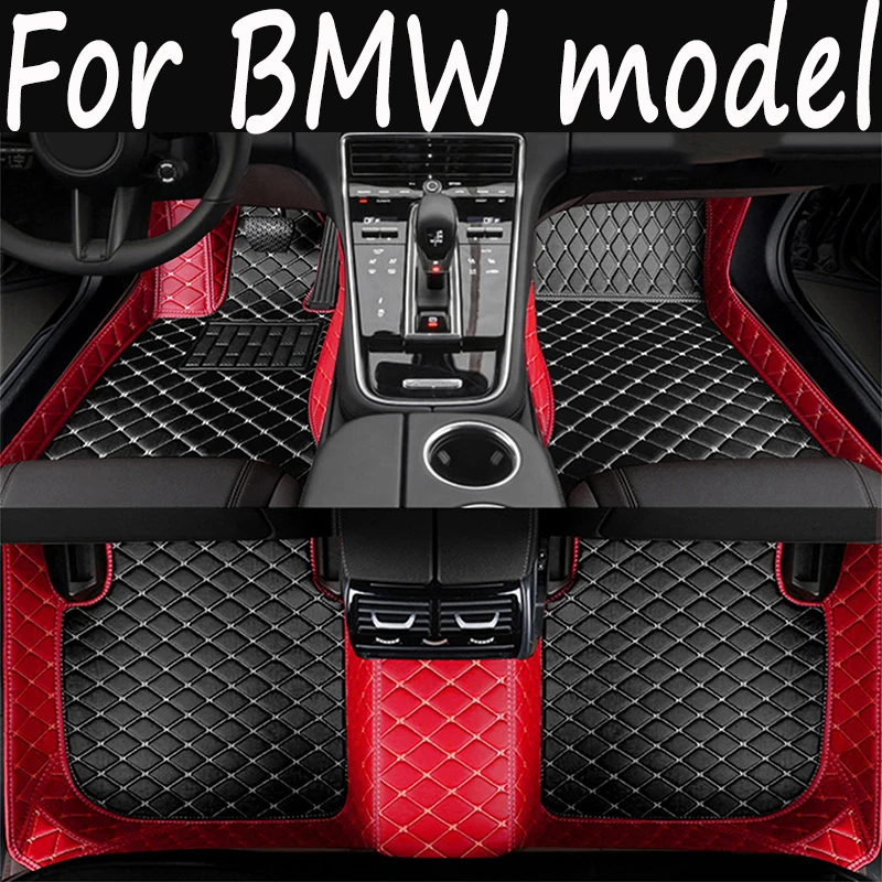 

Artificial Leather Custom Car Floor Mats for BMW X1 E84 F48 X2 F39 X4 F26 G02 2018-2023 Interior Accessories Details