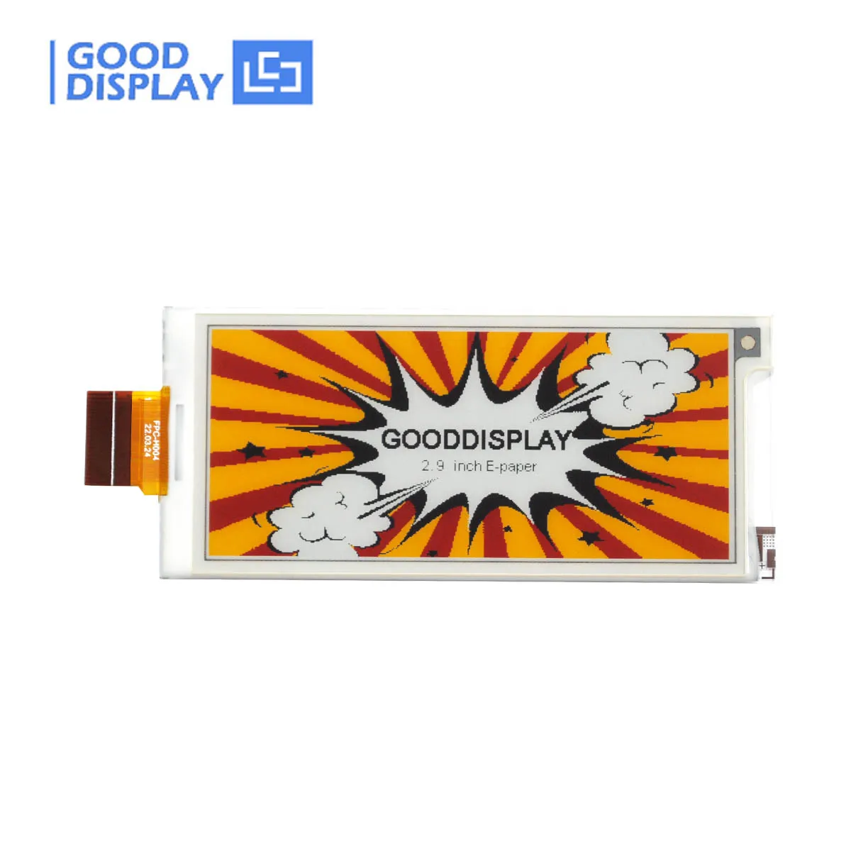 Ecrã E-paper Multi-color Baixo Consumo de Energia para Preço Esl Cores 384×168 Gdey029f51h 29