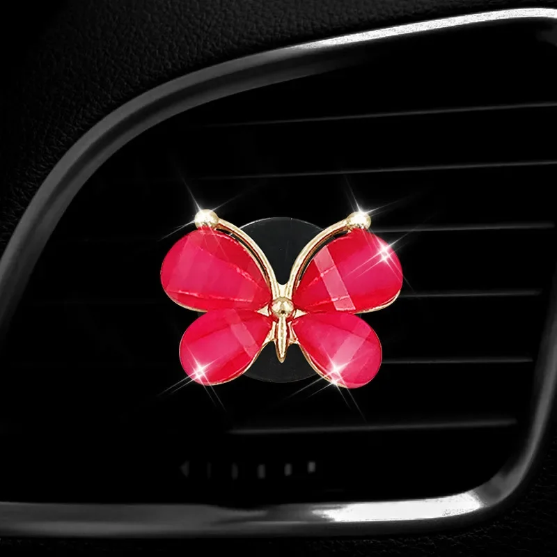 Colorful Butterfly Car Air Vent Clip Decoration Ornament