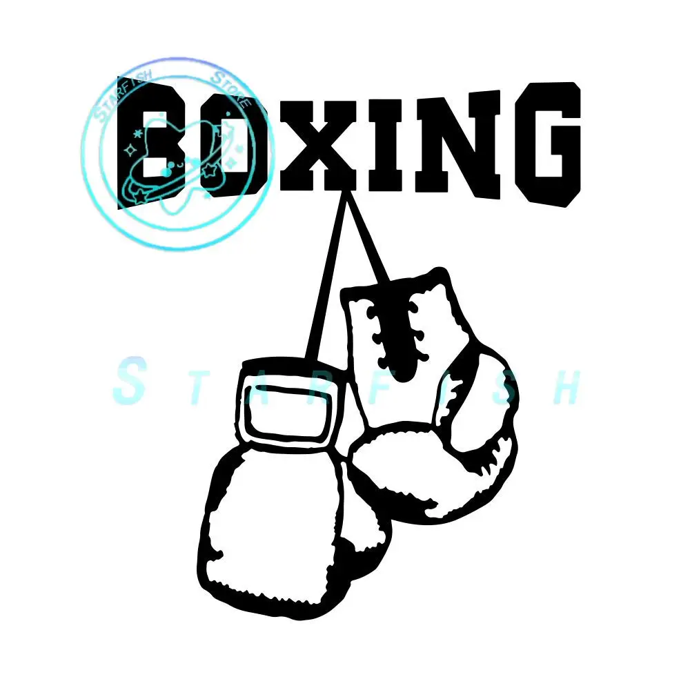 Fashion Custom Boxing Wallpaper Fitness Boxing Graphics Car Sticker Fitness Room/Gym Vinyl Decal