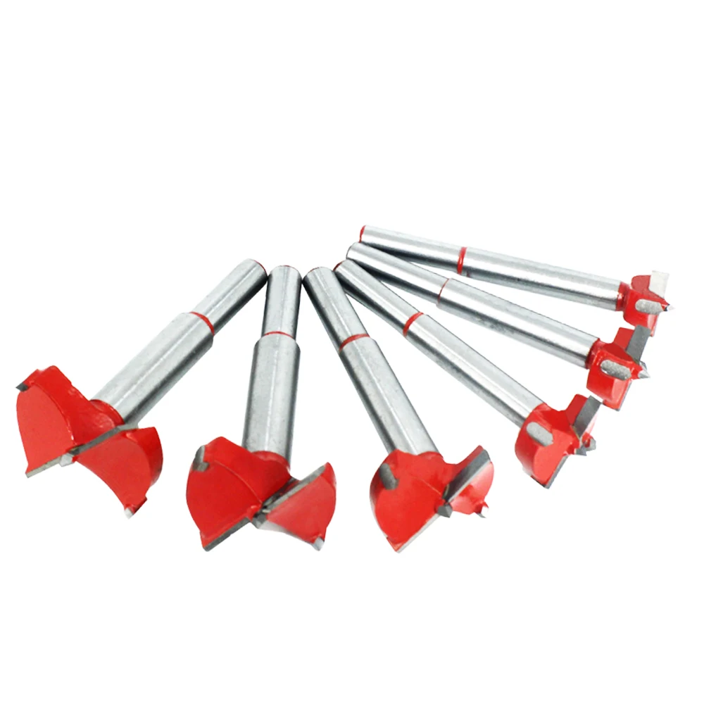 New quality 1pcs12-60mm Forstner tip Woodworking tool Hole Saw Cutter Hinge Boring drill bit Round Shank Tungsten Carbide Opener