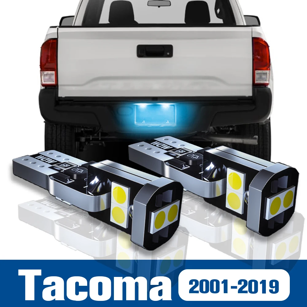 

2x LED License Plate Light Lamp Accessories Canbus For Toyota Tacoma 2001-2019 2008 2009 2010 2011 2012 2013 2014 2015 2016 2017