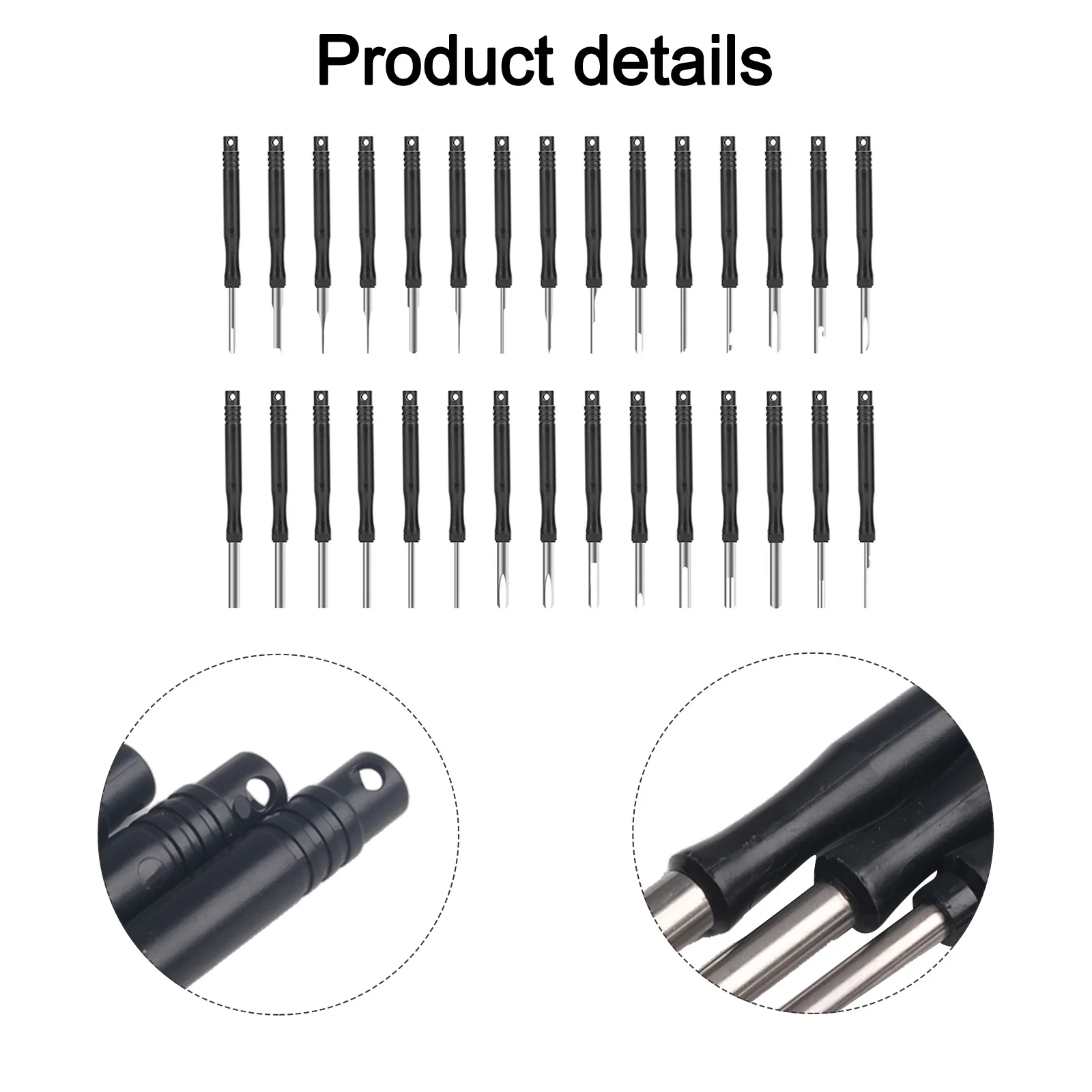30pcs Car Terminal Removal Tool Car Repair Combination Suit Hand Tools Remover Repair Key Tools Pin Extractor Removal Tool Kit