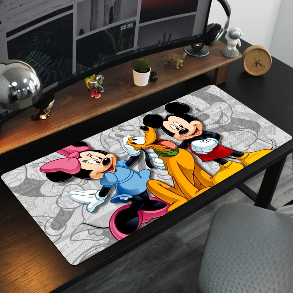 1pc-Disney Mickey Floor Mat Mouse Mat Desk Mat With Pad Gaming Accessories Prime Gaming XXL Keyboard Pad Padding Mat 5