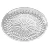 Round Fruit Trays Acrylic Clear Snack Plate Transparent Round Dessert Plate for Biscuits Snacks Desserts Candies Cakes 1