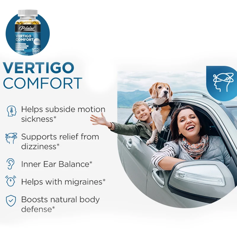 Vertigo Comfort Capsules-Inner Ear Balance Relieve Vertigo Dizziness Tinnitus vertigo comfort capsules