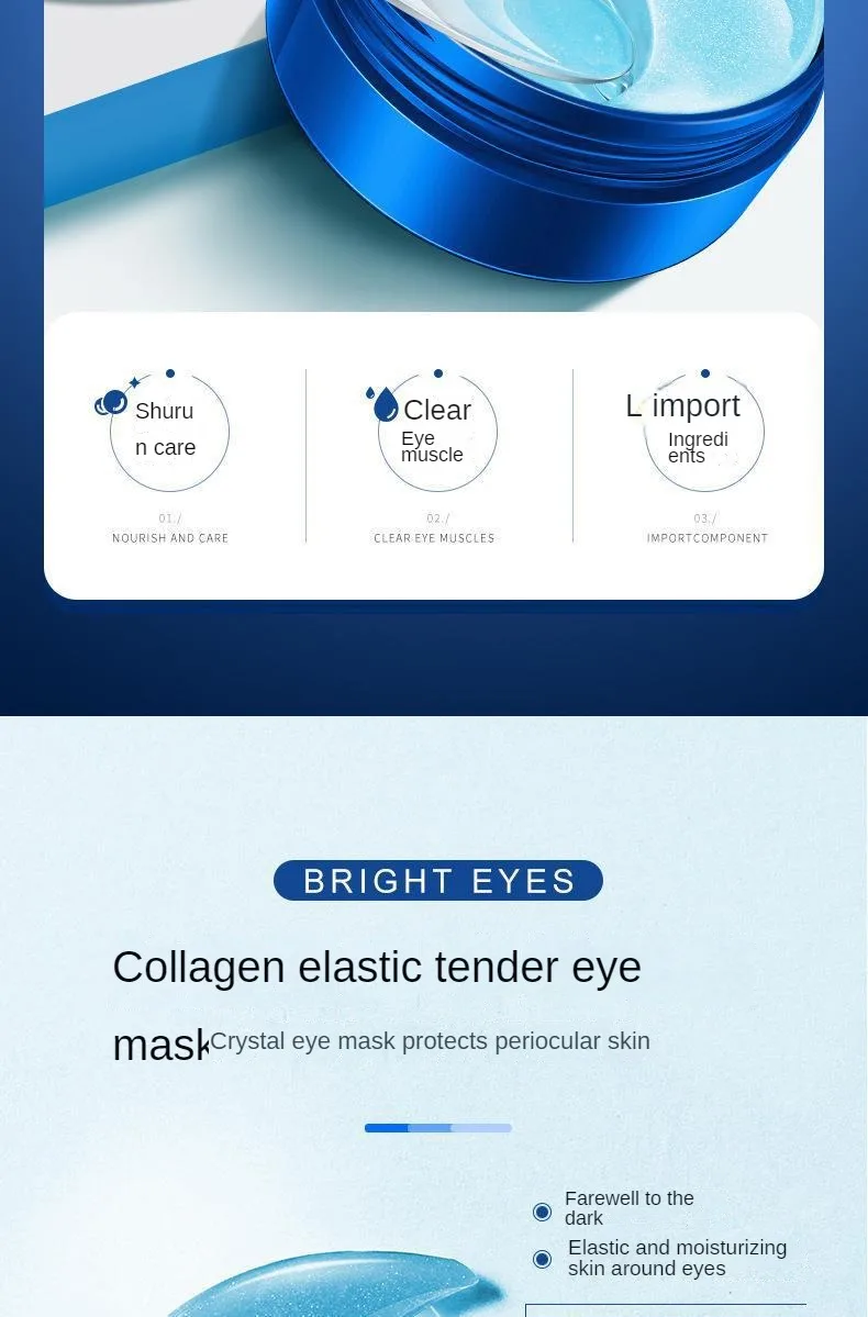 Mascarillas para los ojos, parches hidratantes y Antienvejecimiento