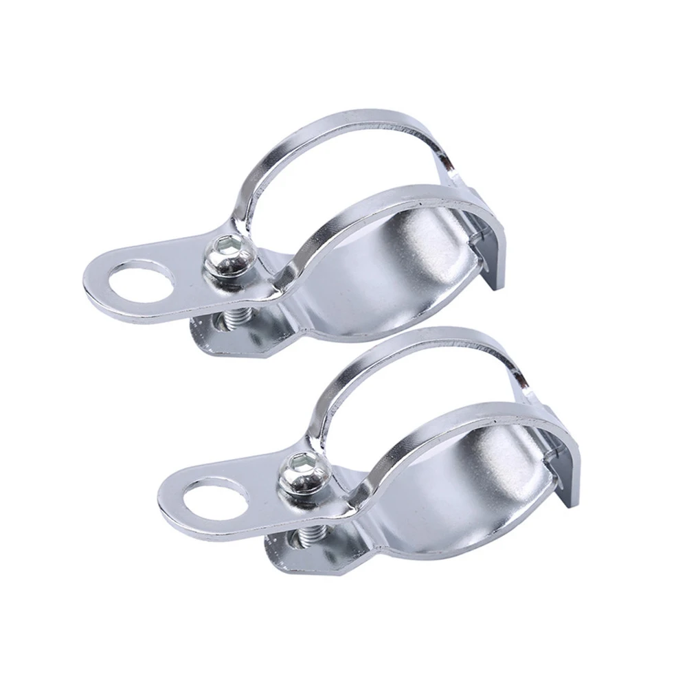 motorcycle turn signal bracket 2pcs Motorcycle Mount Turn Signal Bracket Flasher Bracket Blinker Indicators Holder Fork Mount Clamp ATV / Scoote