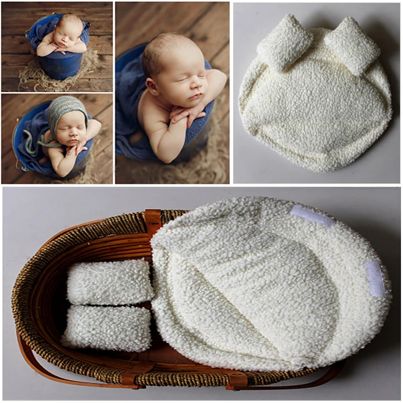 2023 New Newborn Photography Props Baby Posing Pillow Newborn Basket Props Baby Photography Studio Infant Photoshoot Accessories