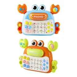 Cognitive Development Toy Multifunctional Montessori Toy Musical Phone Toy for 3 Years Old Girl Toddlers Creative Gift Children