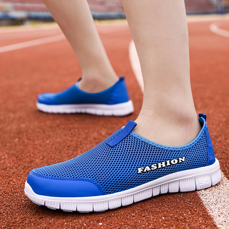Women's Sneakers Fashion Trainers Flat Slip On Casual Shoes Plus Size