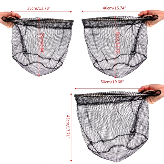 Large Fishing Net Collapsible Fish Landing Net Detachable Handle Knotless Fishing  Net Safe Fish Net Durable Dip Drop Shipping - Fishing Net - AliExpress