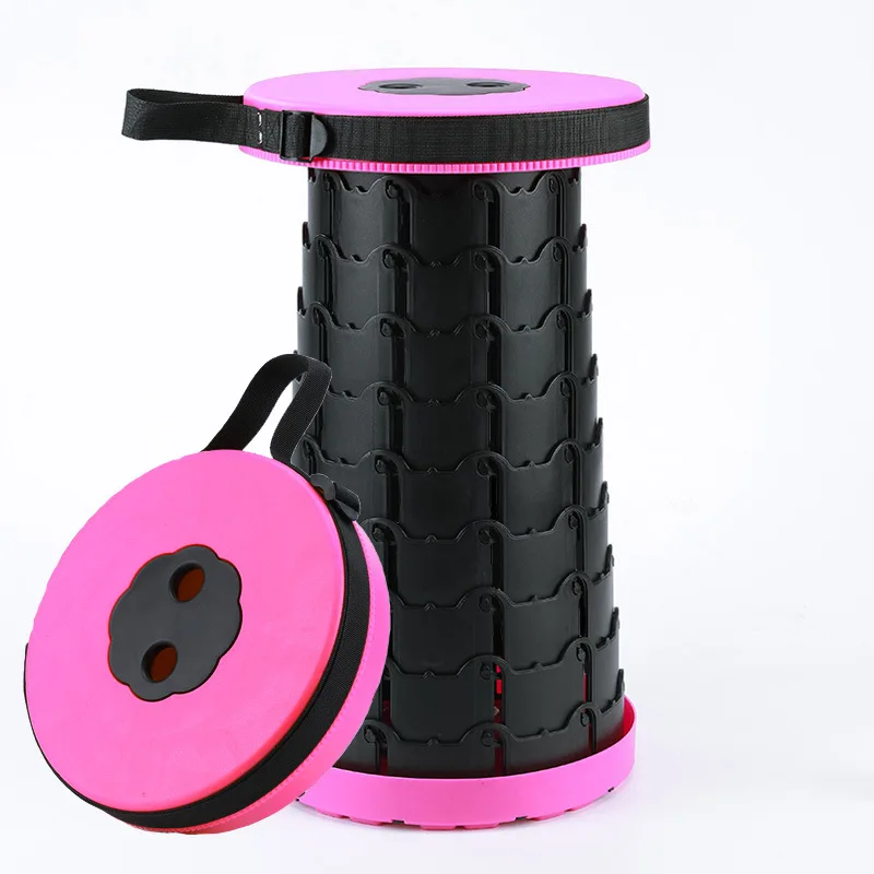 Compact and Colorful Portable Folding Stool for Travel and Outdoor Use