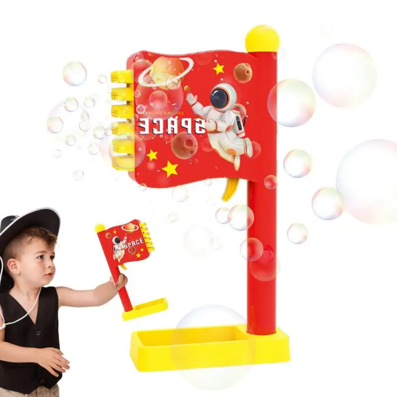

Children's Bubble Toy 18 Holes Soap Bubbles Machine Christmas Gift Automatic Blower Toys For Kids Birthday Gifts
