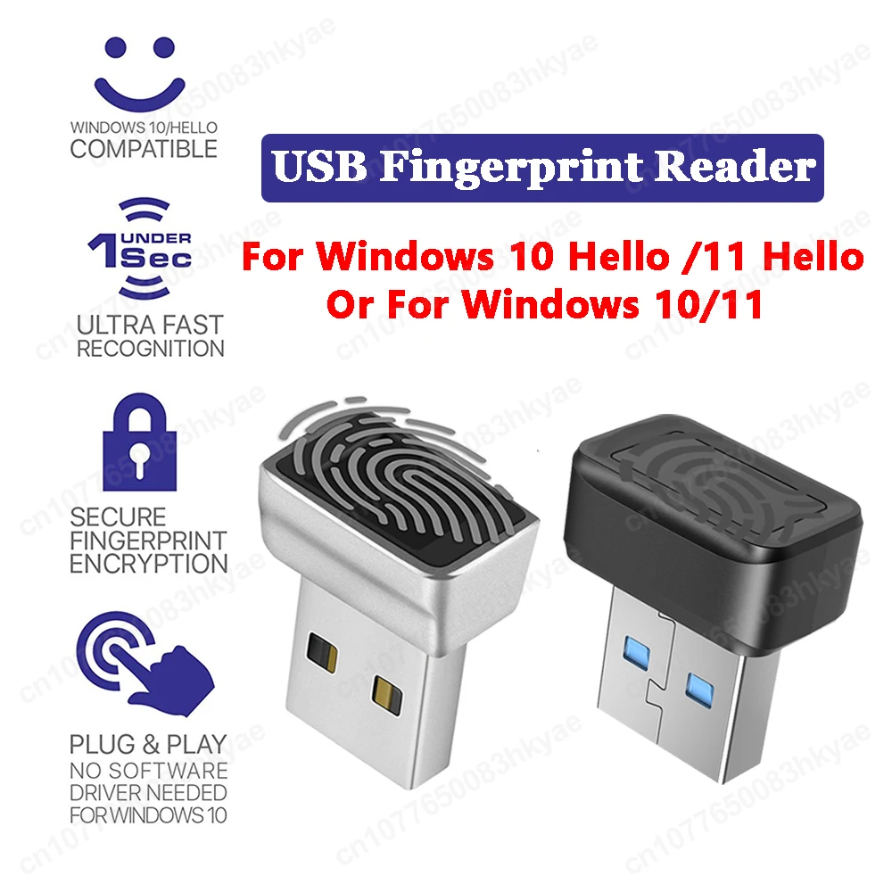 USBFingerprintKeyReaderForWindows1011HelloSecurityKeyBiometricScannerPCFingerprint