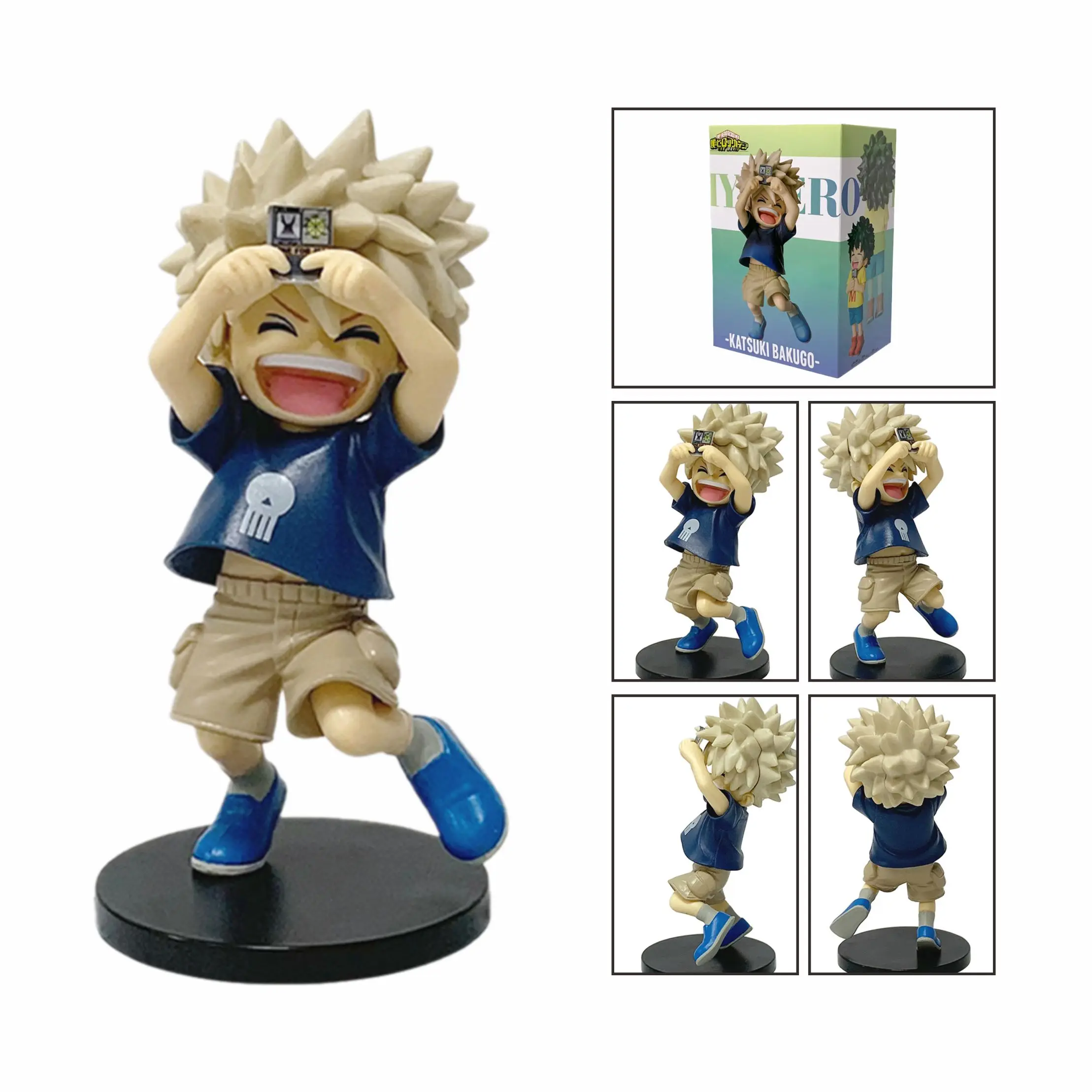 Neue My Hero Academia (MHA): Tomura Shigaraki / Izuku Midoriya / Katsuki Bakugo Niedliche Chibi PVC-Figur | Sammler-Spielzeugmodell – Detail 26
