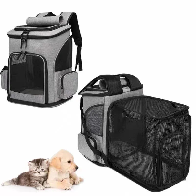 

Expandable Cat Backpack Breathable Outgoing Travel Backpack Carrier For Cats Small Dogs Carry Transport Cat Backpack Accessories