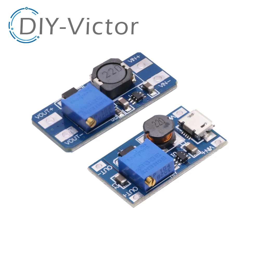 DC-DC Step-Up Power Module Micro TYPE-C USB Eingang Spannung Konverter 2A  Ladedruck Platte Einstellbare SX1308 MT3608 Für arduino - AliExpress